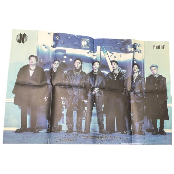 BTS Proof Anthology Album Standard Edition Sealed Poster Weverse Korea Official - Picture 6 of 11
